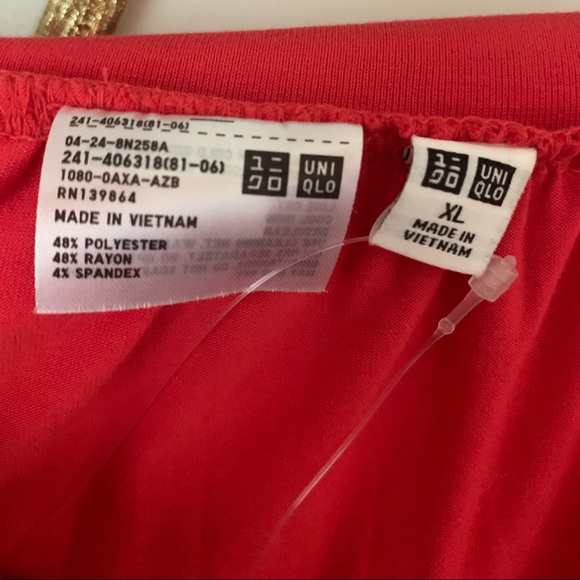 Uniqlo Red Skirt - Picture 3 of 5